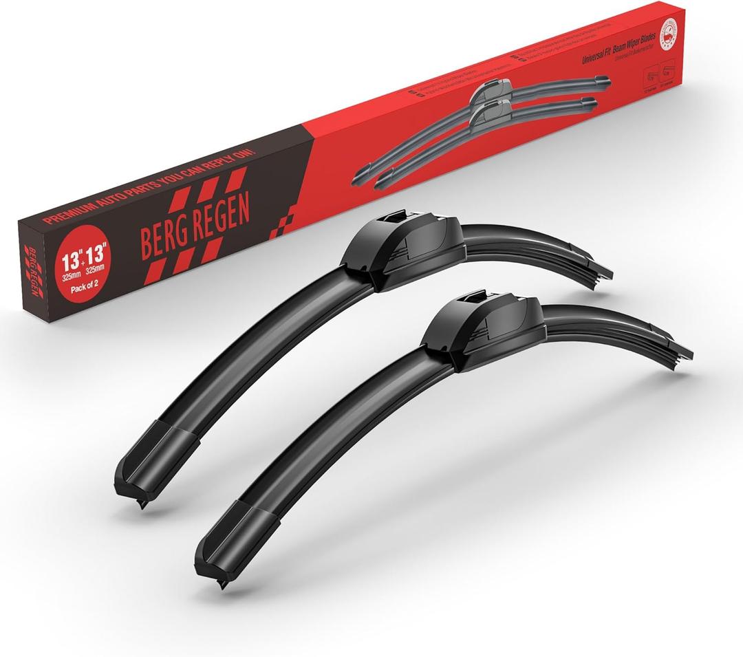 BERG REGEN 13"+13" Windshield Wiper Blades Replacement for Jeep Wrangler 1997-2006Genuine OEM Quality (Set of 2)
