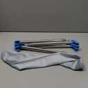 Twist-to-Lock Portable Clothes Drying Rack, Foldable Garment Rack for Travel, Dance Competitions, Collapsible Hanging Rack for Camping, Hotel & Dorm Use (Basic)