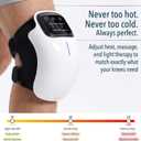 FORTHiQ Knee Massager Smart for Pain Relief with Heat and Red Light Therapy, 2026 Updated Edition, Relax Tight Muscles, Ideal Gift for Men & Women, FSA-HSA Eligible