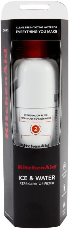 KitchenAid KAD2RXD1 Ice, Orange Refrigerator Water Filter 2-KAD2RXD1, Single-Pack