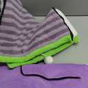 PINVNBY Guinea Pig Hideout Tunnel Bed Washable & Removable Rabbit Tubes Cozy Small Animal Tunnel Toys Guinea Pig Accessories for Hamster Hedgehog Chinchilla Ferret (Purple)