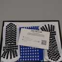 Lux Dual Grip Socks - Soccer Grip Socks for Men and Women. GripArray Performance & Comfort Blue