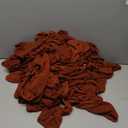 Moukeren 150 Pcs Spandex Chair Sashes Bows Bands Chair Covers Decorations Elastic Ribbon Seat Ties for Wedding Birthday Party Banquet Hotel Events Ceremony(Rust Red)