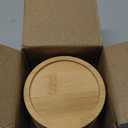 6Pcs Round Bamboo Plant Saucers Plant Saucers for Indoors, Plant Trays for Pots & Flower Pot Saucers | Round Bamboo Tray for Tabletop Protection, DIY Resin Coasters & Home Decoration