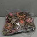 Admired By Nature 24 Inch Artificial Fall Pumpkin Sunflowers Wreath Wall Door Farmhouse Decor For Home Office Thanksgiving Harvest Wreaths For Front Door Cemetery Wreaths Indoor Outdoor, Green/Autumn