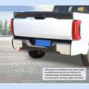 Car Rear Bumper Protector Guard Cover Compatible with Toyota Tundra 2022-2026, Pickup Rear Side Bumper Corner Guard Edge Protection Anti-Collision Corners Patch Trim Covers ABS Exterior Accessories