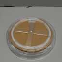 Amazon Basics Clear Lazy Suzan Turntable Organizer, 9-Inch, 2-Pack