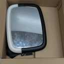 Munchkin Baby Car Mirror for Rear Facing Car Seats, Night Light LED Pivot 360 Baby in-Sight Adjustable Auto Mirror, Black