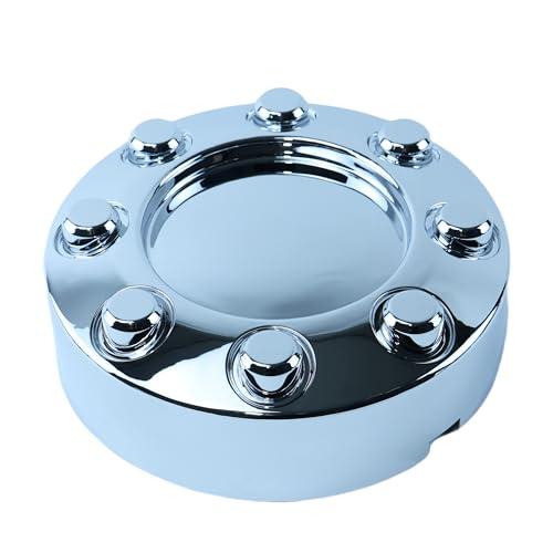 New Chrome Wheel Center Cap for 2005-2018 F250 F350 SRW Pickup Truck, Single Rear Wheel, Front or Rear 2WD/4x4, Replace 5C341A096KD, 7C341A096ZA, 5C341A096KE, 5C341A096ZE, 5C341A096ZD