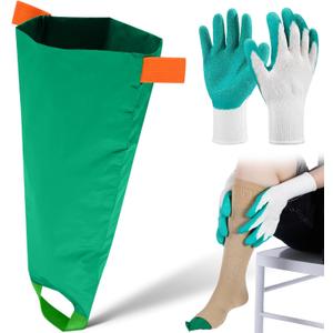 Vicenpal 2 Pcs Sock Aid Device for Putting on Socks Slide Compression Stocking Helper Tool Assist Device Compression Donning Gloves for Seniors Elderly Women