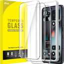JETech Screen Protector for Nothing Phone 3, 9H Tempered Glass Film with Easy Installation Tool, Case-Friendly, HD Clear, 3-Pack