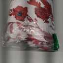 MakeMeChic Women's Summer Boho Dress Floral Print Spaghetti Strap Square Neck Shirred Maxi Dress Beach Sun Dress Floral Red Small