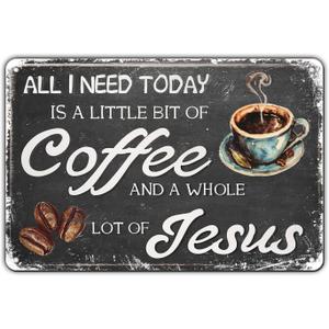 Vintage Coffee Bar Sign - Wall Decor for Home, Supermarket, Bar, Pub, Garage, Hotel, Diner, Mall - 12 * 8in