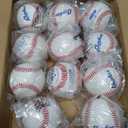 Baden Ballistic Leather Pitching Machine Baseballs | Durable Leather Construction for Consistent Performance, 11-Pack