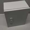 Steel Electrical Junction Box, Indoor&Outdoor Electrical Enclosure Box, Wall Mounted Waterproof&Dustproof Metal Box, Universal Electric Equipment Enclosure Box with Safety Locks and Mounting Plates