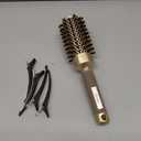 Round Brush for Blow Drying, Nano Thermal Ceramic & Ionic Tech Hair Brush with Boar Bristles, Professional Round Barrel Brush for Styling, Curling & Straightening by Sndyi (2.9 Inch, Barrel 1.7 Inch)