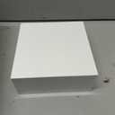 Leinuosen 7 Pcs Extra Large Buffet Risers Set 8" to 14" Acrylic Display Box Square Catering Dessert Table Riser Food Display Decorative Stand with Hollow Bottom for Catering Supplies(White)
