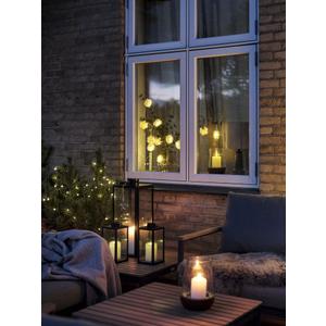 HD 13.2 In Metal Lantern Black