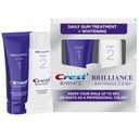 Crest 3D White Brilliance 2 Step Kit, Crest 3D White Toothpaste, Deep Clean Toothpaste (4oz) + Teeth Whitening Gel (2.3oz) (2.3 Ounce (Pack of 1))