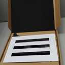 10x6 Modern AC Vent Cover, Decorative White Air Vent (Duct Opening Cutout), All Aluminium Standard Linear Slot Diffuser, Low Noise - Register Grille for Ceiling, Walls & Floors