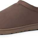 Amazon Essentials Men's Sherpa Clog Slippers (9, Grey)
