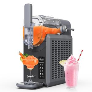 CyberChill Slushie Machine,24-Hour Delay Start&Cold Retention, 68 oz Slushy Machine with Self-Cleaning Function, Frozen Drink Maker with 5 Preset Programs,Frozen Margaritas, Frapps, and More