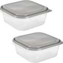 GoodCook EveryWare Extra Large Square Container 2 pack, Made Without BPA