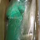 Zhehao 405 Pcs Hard Plastic Utensils Plastic Silverware Set Cutlery Set Disposable Flatware Dinnerware Forks 135 Spoons and Knives Birthday Wedding Party Dinner(Glitter,Rainbow Colors)