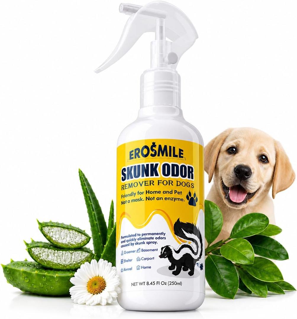 Skunk Odor Remover Spray for Pets, Clothing, Fabric & Home
