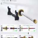 Cold Blade Katana Sword - 41 inches Katana Replica with Holster Belt and Display Stand - Sword with Authentic Design