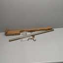 Ivilon Drapery Window Curtain Rod - End Cap Style Design 1 Inch Pole. 28 to 48 Inch Color Warm Gold