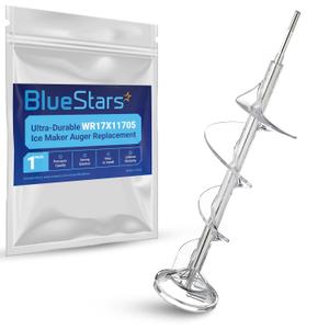 BlueStars Ultra-Durable WR17X11705 Ice Maker Auger Replacement - Compatible with G.E Hot.Point Refrigerators - Replaces WR17X11939 PS1018130 AP3849786 AP3672963
