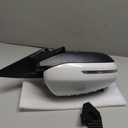 Right Passenger Side Mirror Compatible With 2011 2012 2013 Kia Optima With Manual Folding Power Glass Turn Signal White Replace#876202T110(5Pins)