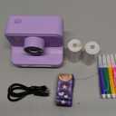 Kids Camera Instant Print, Christmas Birthday Gifts for Girls and Boys, 1080P HD Video Digital Kids Camera with 32G Card, Toddler Camera for 3-12 Years Old, Purple