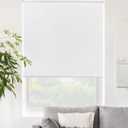 CHICOLOGY Roller Window Shades , Window Blinds , Window Shades for Home , Roller Shades , Window Treatments , Window Blinds Cordless , Door Blinds , Byssus White (Blackout), 36" W X 72" H