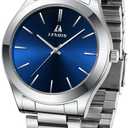 LN LENQIN Mens Watches Waterproof Stainless Steel Watch for Men Analog Quartz Fashion Business Designer Wristwatch