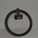 Bathroom Hardware Set 4 Pieces,Oil Rubbed Bronze Towel Bar Set Stainless Steel Wall Mounted, Includes 16In Hand Towel Bar, Towel Ring, Robe Towel Hooks,Toilet Paper Holder, Bathroom Towel Rack Set