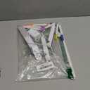 USB Luminous Writing Board - Clear Acrylic Erasable Message Board with 7 Colorful Markers for Home Office Party and Event Display