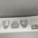 4-Light Crystal Kitchen Island Pendant Light Rectangular Chandelier Silver, Rectangle 4-lights