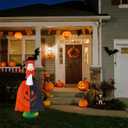 Tuhangcc Halloween Goose Outfits Set,Fantastic Pumpkin Goose Costume,Adjustable headscarf and cloak for 23" Goose Outdoor Patio Yard Lawn Decoration and Halloween party