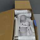 ZMISHIBO 2 Pack 17.9 Inch Socket Fan Light with Remote, Dimmable 3 Colors 6 Speed 1100 Lumens Light Bulb Screw in Ceiling Fan with Lights, Light Socket Ceiling Fan for Bedroom - White