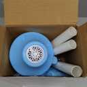 AIERSA Bubble Machine Automatic, Height 47 Inches Vertical Bubble Machine for Parties, Outdoor Battery Bubble Maker with Lights, Bubble Blower Machine for Wedding Kids Toddlers Birthday Party