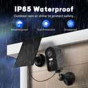 KKB No WiFi Security Camera, 4G LTE Cellular Solar Cameras Outdoor with Built-in SIM, 2K Wireless Battery Powered Camera, No Internet Needed, PIR Motion Sensor, Color Night Vision, 2-Way Audio