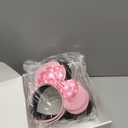 NEWTGAN 6pcs Mouse Ears Headbands for Birthday Party Theme Park Costume Play Celebration for Boys and Girls, Black Pink