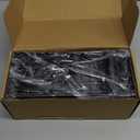 Cisily Kitchen Sink Caddy Organzier with High Brush Holder, Sponge Holder for Sink, 304 Rustproof Stainless, Kitchen Countertop Soap Dispenser Organizer, Kitchen Decor and Accessories (9.25, Black)