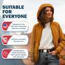 ONE-BELT No Show Invisible Elastic Belts for Women & Men 1.30" inch adjustable Non Slip Zero Bulk. Designed in USA. (Standard (Fit Waist Size Up to 50"), Black)