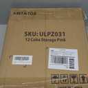 AWTATOS Cube Storage Organizer Protable Closet Organizers and Storage for Kids DIY Stackable 12 Cube Storage Shelves Clothes Organizer for Bedroom, Home, Pink