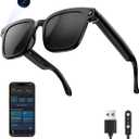 AI Smart Glasses,HD 1080P Camera Glasses with Video Recording & Photo Taking,140+ Language Real-Time Translation Glasses Perfect for Travel, Business(Transparent Anti-Blue)