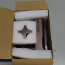 Anti Theft Ring Doorbell Mount: Metal Ring Apartment Door Mount Blink Doorbell Camera Holder No Drill - Renter Friendly Ring Doorbell Mount No Damage (Frosted Bistre)