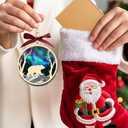 HEXMOZ Bear Ornaments for Christmas Tree - Bear Gifts for Women, Men, Bears Lovers - Bears Christmas Ornament, Animal Gift Ideas - Night Themed Xmas Ornaments Decoration 2025